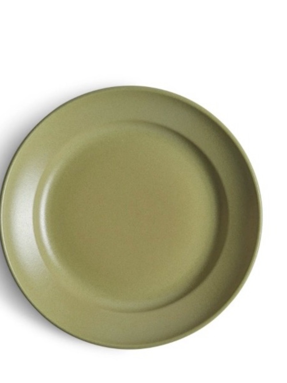 $75 New Heath Ceramics Chez Panisse Line Sorrel Green Main Plate 11" diameter 02